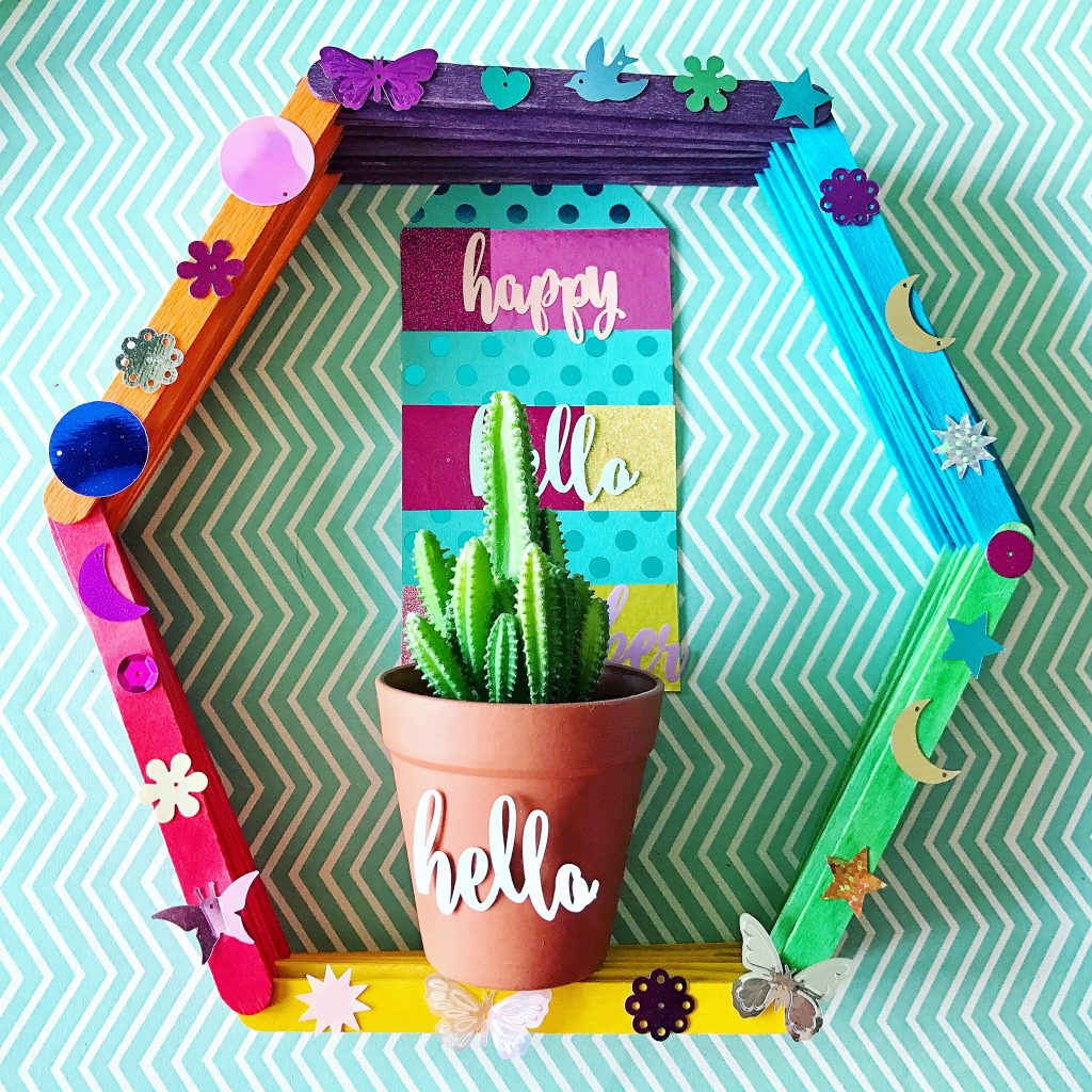 Hexagon Pop Stix Frame