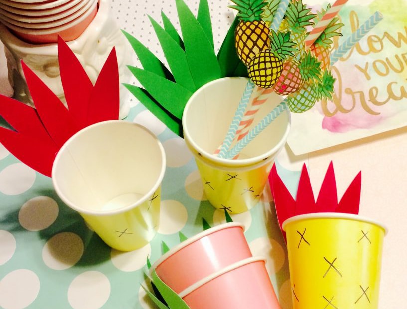 Tropical Party Cups