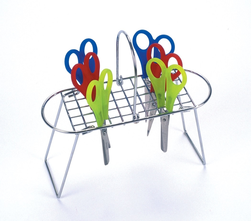 Scissors Rack Stainless Steel (Holds 40 Scissors)