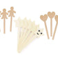 Wood Die Cut Craft Sticks