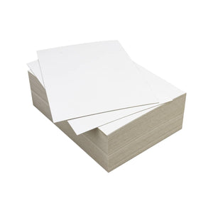 Cardboard Sheets, White & Gray/ Brown, 28 Pt.