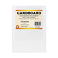 Cardboard Sheets, White & Gray/ Brown, 28 Pt.