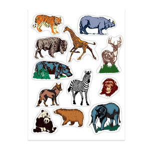 Wild Animals Stickers