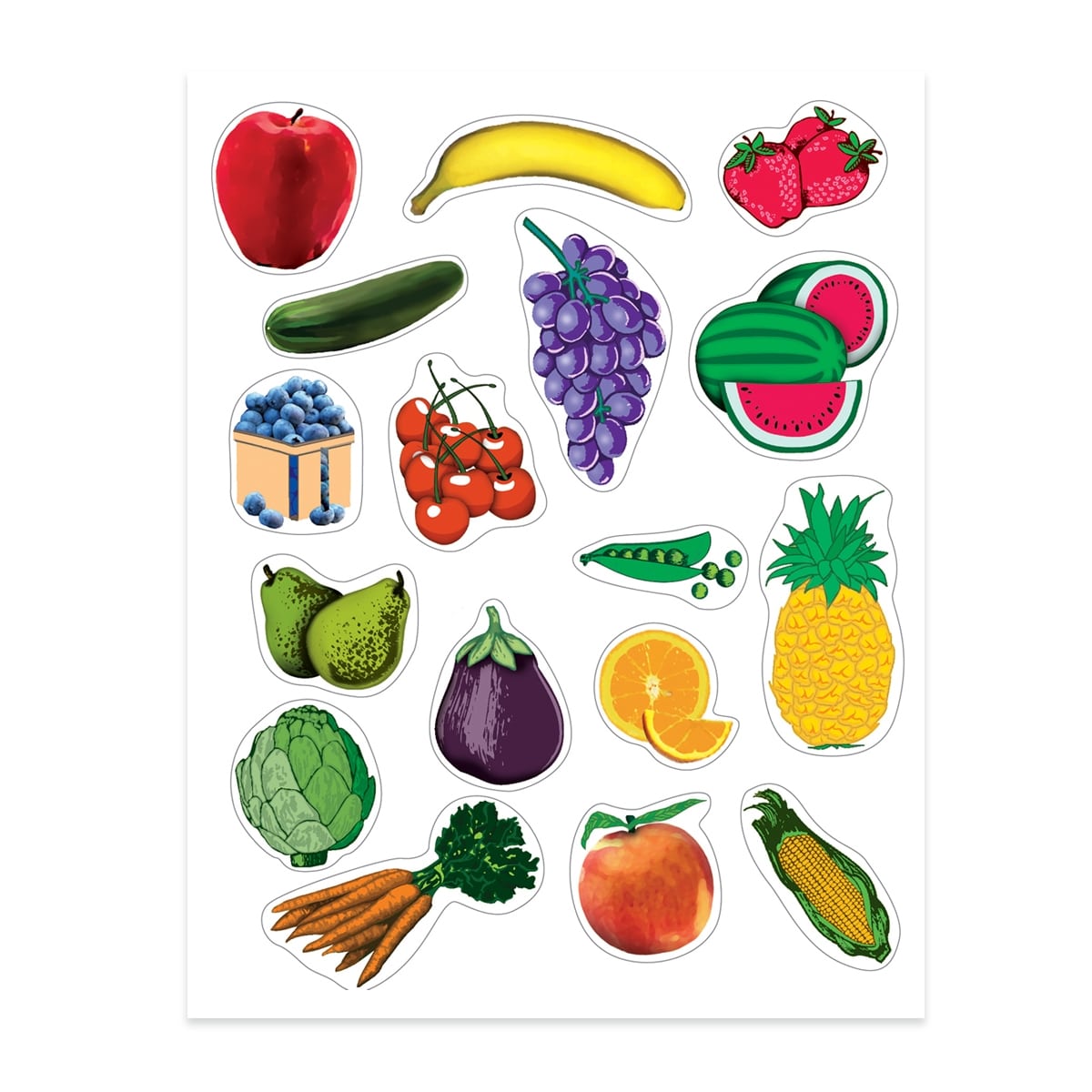 Fruits & Vegetables Stickers