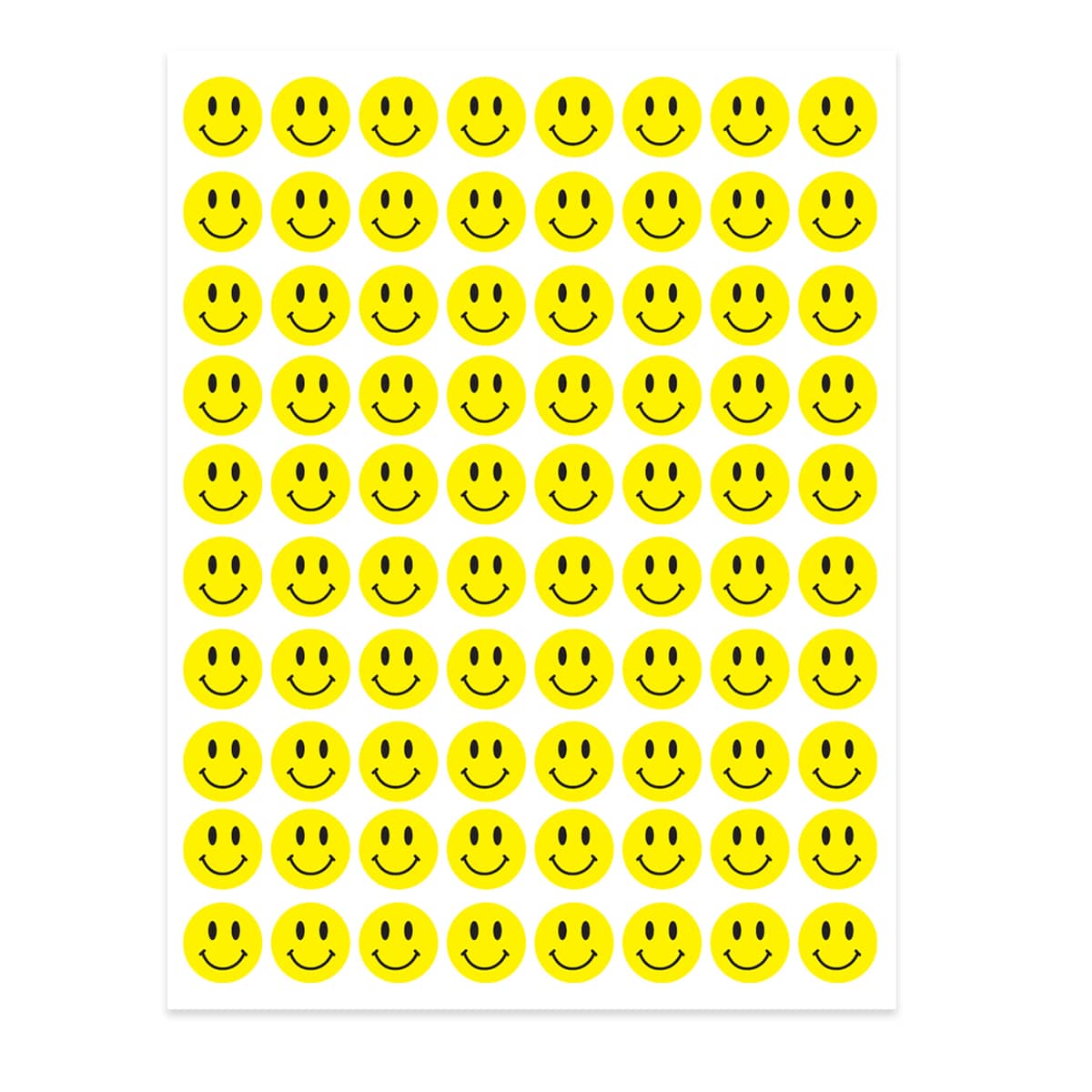 Small Smiley Face Stickers