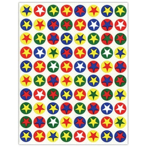 Small Star Circle Stickers