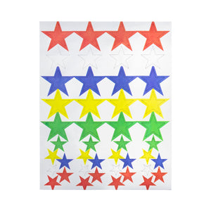 Colored Foil Stars Stickers