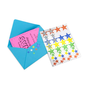 Colored Foil Stars Stickers