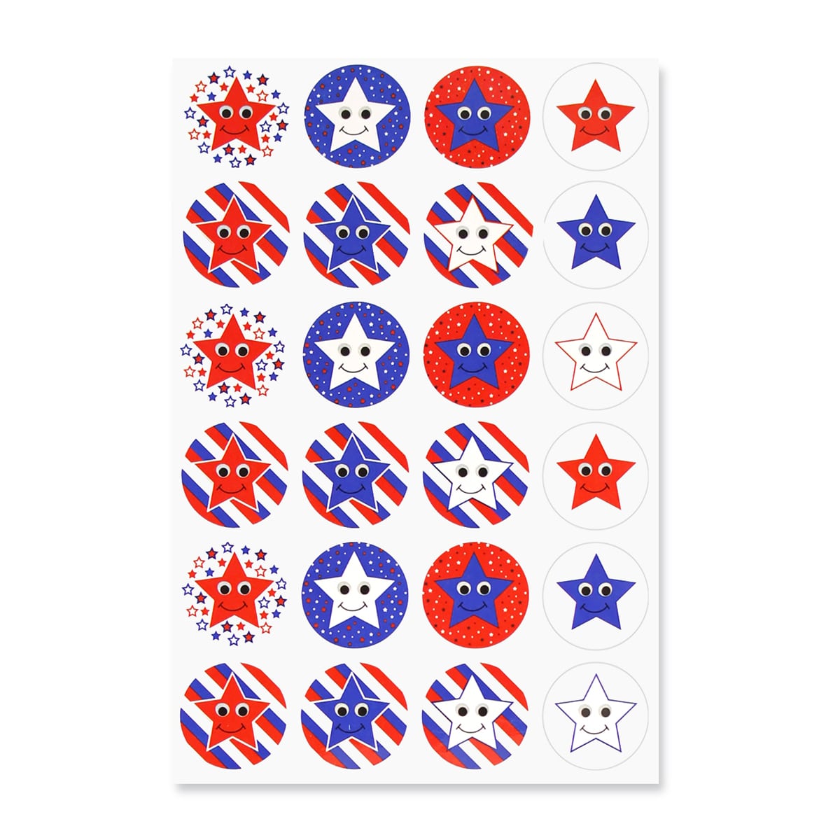 Stars and Stripes Stickers