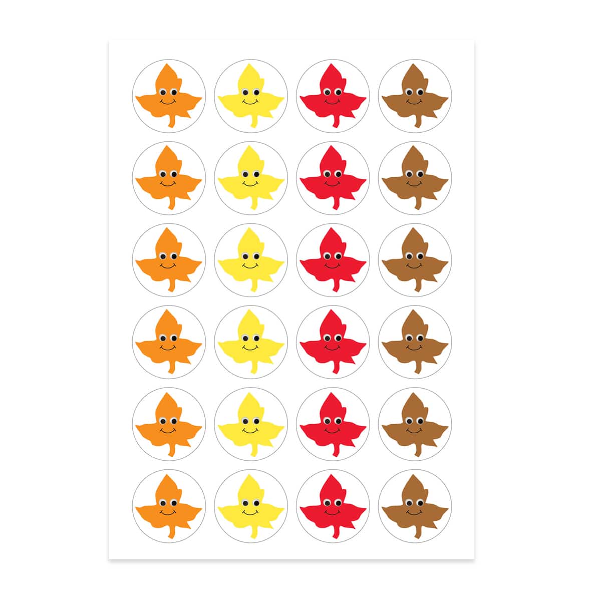 Happy Leaves Stickers