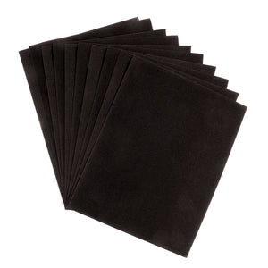 Black Velour Paper - 8.5" x 11" - 10 Sheets