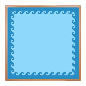 Blue Waves Border