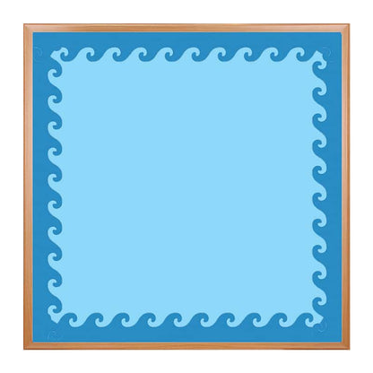 Blue Waves Border