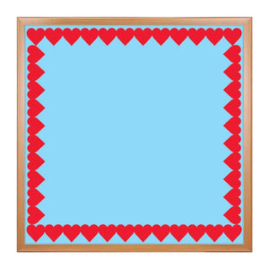 Red Hearts Classroom Border