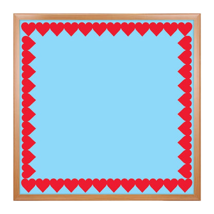 Red Hearts Classroom Border