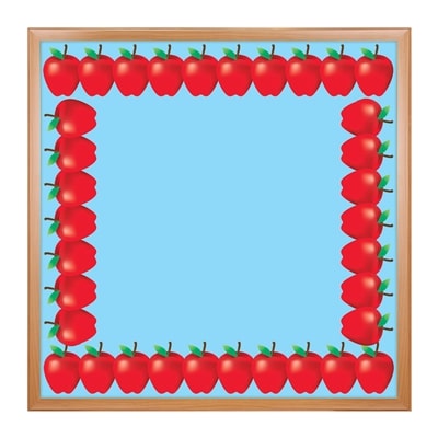 Red Apples Classroom Border