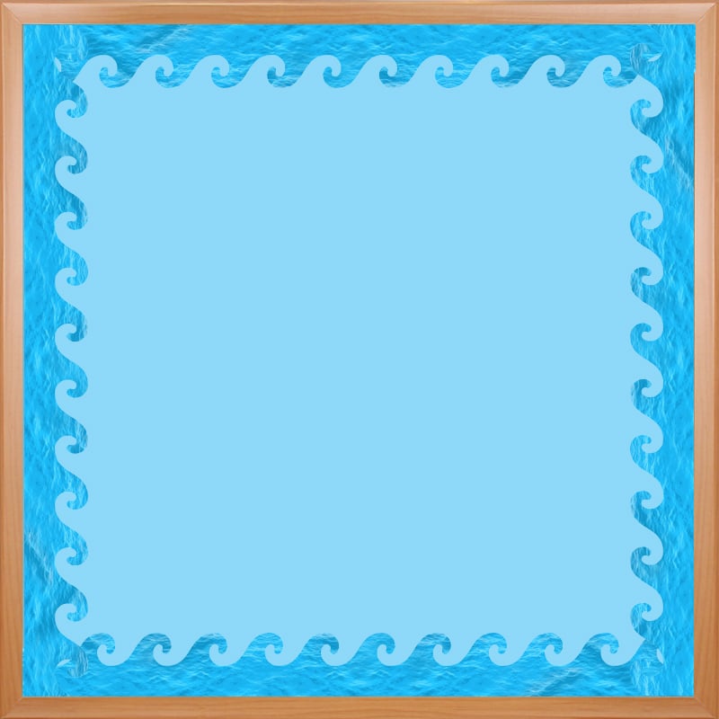 Ocean Waves Classroom Border