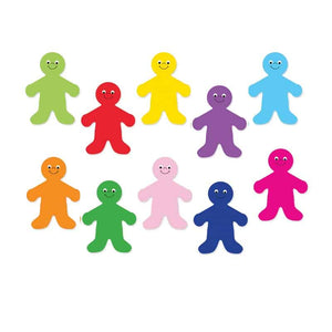 Rainbow People Accents, 7-Inch, 30 Pcs.