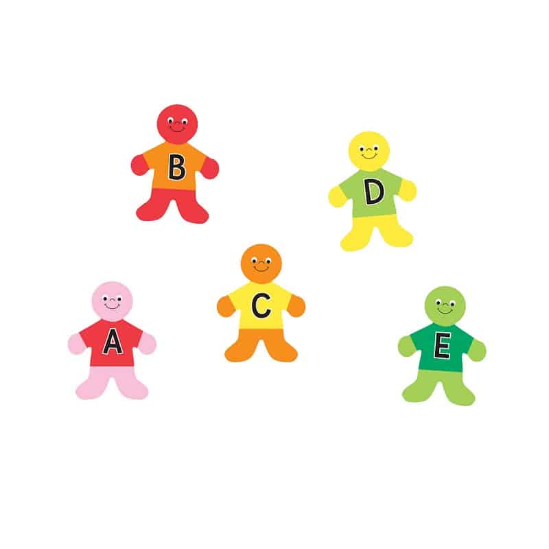 Alphabet Kids Accents, 7-Inch, 30 Pcs.