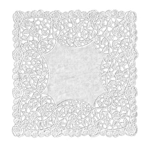 White Square Doilies