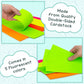 Fluorescent Sentence Strips - 3" x 22" - Card Stock