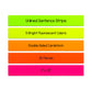 Fluorescent Sentence Strips - 3" x 22" - Card Stock