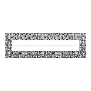 Bodacious Black Name Plates (36 ct.)