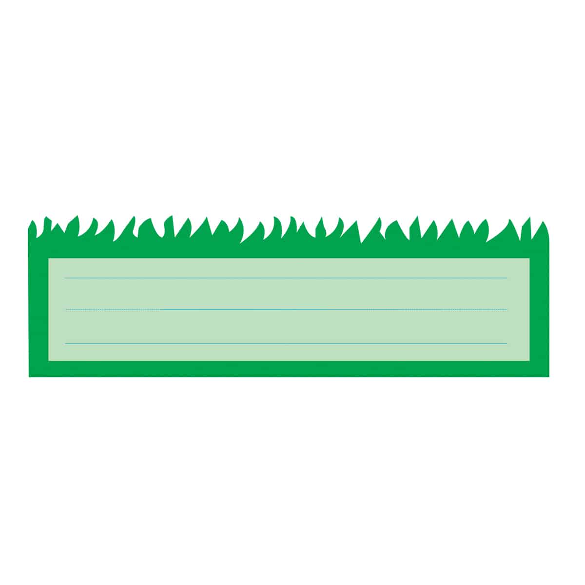 Green Grass Die-Cut Name Plates (30 ct.)