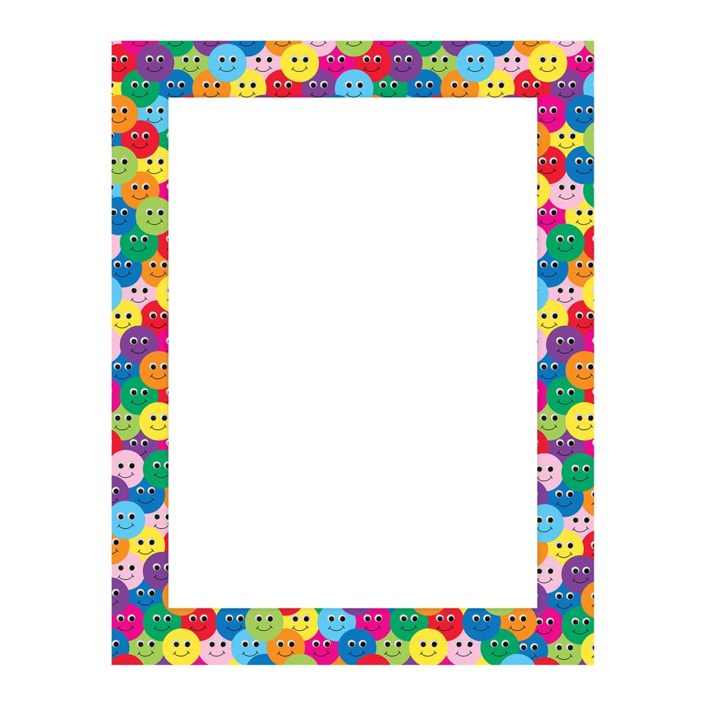 Smiley Face Border Poster