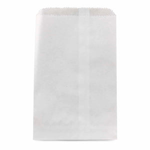 Pinch-Bottom Bags, White