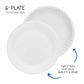 White Paper Plates