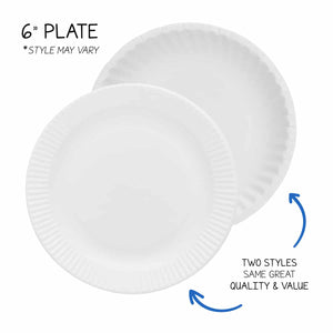 White Paper Plates