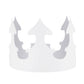 White Paper Crowns - 24 Pcs