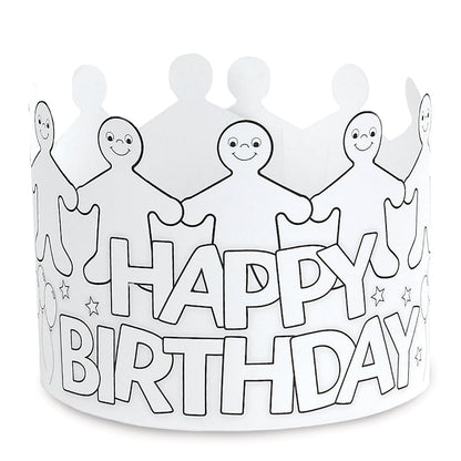 Happy Birthday Paper Crowns, 24 Ct.