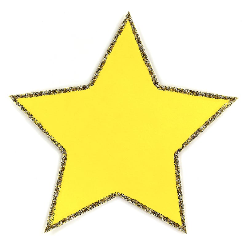 Corrugated Cardboard Stars, 11-Inch