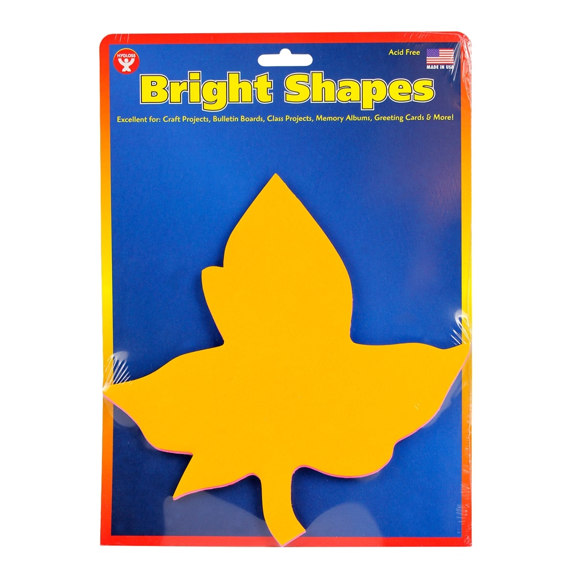 Leaf Shape Cut-Outs, 6-Inch, 40 Pcs