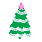 Bright Shapes - 40 Pcs Christmas Tree Green - 8.5"