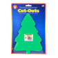 Bright Shapes - 40 Pcs Christmas Tree Green - 8.5"