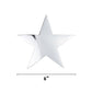 Silver Mirror Star Cut-Outs, 6-Inch, 10 ct.