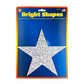 Silver Holographic Star Cut-Outs, 6-Inch, 10 Pcs.