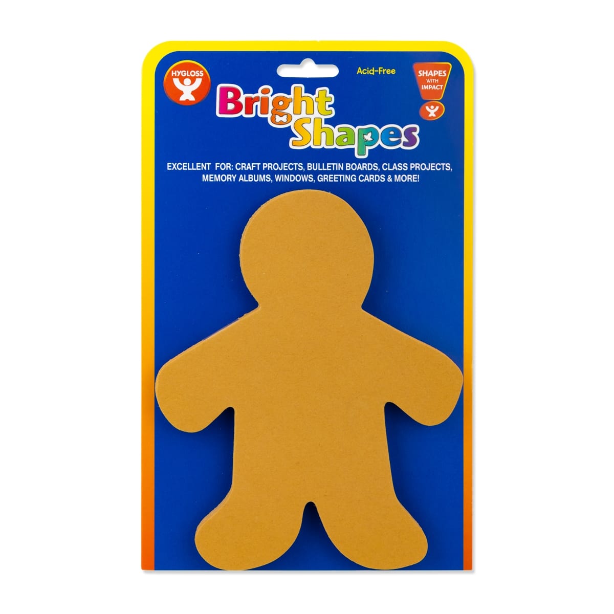 Gingerbread Men Cut-Outs, 5-Inch, 24 Pieces