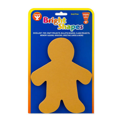 Gingerbread Men Cut-Outs, 5-Inch, 24 Pieces