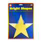 Gold Mirror Star Cut-Outs, 6-Inch, 10 Pack