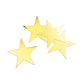 Gold Mirror Star Cut-Outs, 6-Inch, 10 Pack