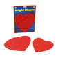 Red Holographic Heart Cut-Outs, 6-Inch, 10 Pcs.