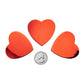 Red Mirror Hearts - 2-Inch - 30 Pcs.