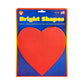 Red Mirror Heart Cut-Outs, 6-Inch, 10 Pcs.