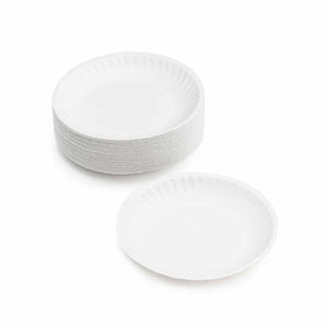 White Paper Plates