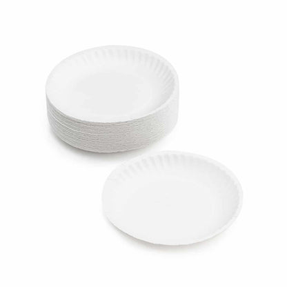 White Paper Plates