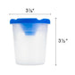 Non-Spill Paint Cups with Inner Safety Lid, 10 Pcs